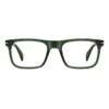David Beckham Db 1191 Rectangular Acetate Eyeglasses In Green