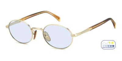 David Beckham Db 1196/s T5u/qz Occhiali Da Sole Oro Per Uomo In Gold