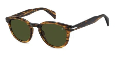 David Beckham Db 1198/s Ex4/qt Occhiali Da Sole Marroni Per Uomo In Brown