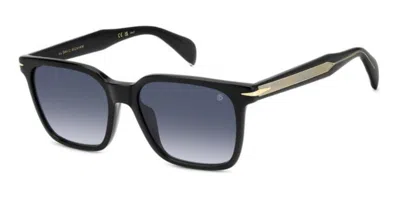 David Beckham Db 1199/g/s Vestibilità Orientale 807/08 Occhiali Da Sole Neri Per Uomo In Black