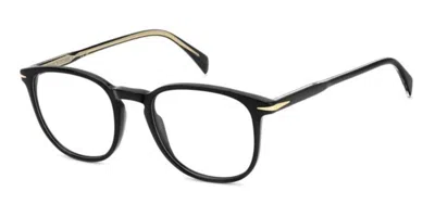 David Beckham Db 1212 807 Occhiali Da Vista Neri Per Uomo (solo Montatura) In Black