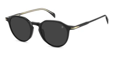 David Beckham Db 1217/s 807/ir Occhiali Da Sole Per Uomo In Black