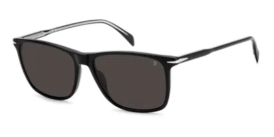 David Beckham Db 1219/s Polarized 807/m9 Occhiali Da Sole Neri Per Uomo In Black