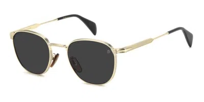 David Beckham Db 1228/s Rhl/2k Occhiali Da Sole Per Uomo In Gold