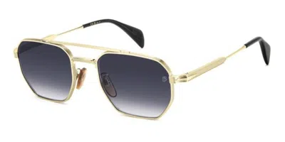 David Beckham Db 1229/s Rhl/84 Occhiali Da Sole Per Uomo In Gold