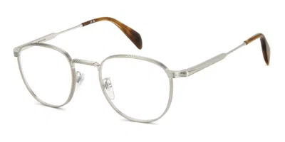David Beckham Db 1241 9ci Men's Glasses Silver Size 49 - Free Lenses - Blue Light Block Available In Gray