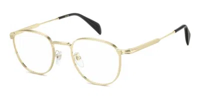 David Beckham Db 1241 Rhl Occhiali Da Vista Oro Per Uomo (solo Montatura) In Gold