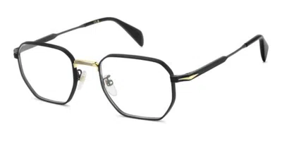 David Beckham Db 1242 I46 Occhiali Da Vista Neri Per Uomo (solo Montatura) In Black