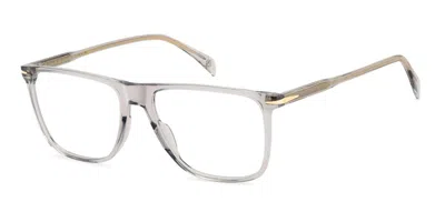 David Beckham Db 1249 Kb7 Occhiali Da Vista Chiari Per Uomo (solo Montatura) In Transparent Grey