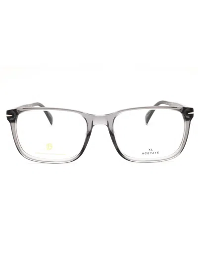 David Beckham Db 163 Eyeglasses In 0kb7 00 - Grey/clear Demo Lens