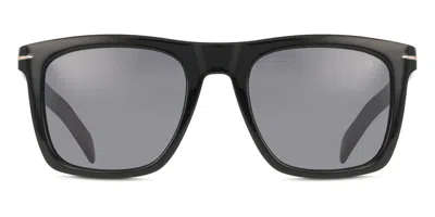 David Beckham Db 7000/s 2m2/ir Occhiali Da Sole Neri Per Uomo In Black
