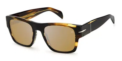 Pre-owned David Beckham Db 7000/s Bold Kviz0 Eyewear Sunglasses Retro Glasses