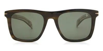 David Beckham Db 7000/s Ex4/qt Occhiali Da Sole Marroni Per Uomo In Brown