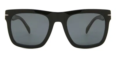 David Beckham Db 7000/s Flat 7c5/ir Men's Sunglasses Black Size 54