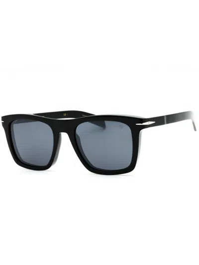 David Beckham Db 7000/s Rectangular Sunglasses - Eye 51, Bridge 20, Temple 145 In Black