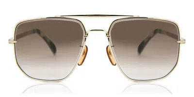 David Beckham Db 7001/s J5g/ha Occhiali Da Sole Oro Per Uomo In Gold