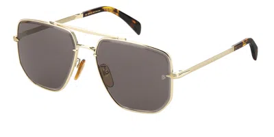 David Beckham Db 7001/s J5g/ir Occhiali Da Sole Oro Per Uomo In Gold