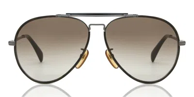 David Beckham Db 7003/s Kj1/ha Occhiali Da Sole Neri Per Uomo In Black