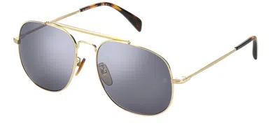David Beckham Db 7004/s J5g/t4 Occhiali Da Sole Oro Per Uomo In Gold