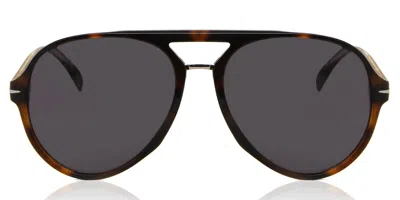 David Beckham Db 7005/s Polarized Wr9/m9 Occhiali Da Sole Tartarugatishell Per Uomo In Brown