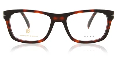 David Beckham Db 7011 0uc Occhiali Da Vista Tartarugatishell Per Uomo (solo Montatura) In Red