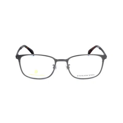 David Beckham Db 7016 Rectangular Stainless Steel Eyeglasses In Blue