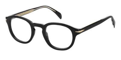 David Beckham Db 7017 807 Men's Glasses Black Size 48 - Free Lenses - Blue Light Block Available
