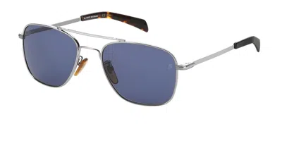 David Beckham Db 7019/s 6lb/ku Occhiali Da Sole Grigi Per Uomo In Silver
