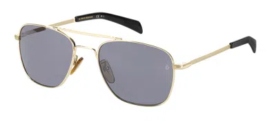 David Beckham Db 7019/s J5g/t4 Occhiali Da Sole Oro Per Uomo In Gold