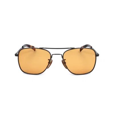 David Beckham Aviator Sunglasses With Orange Lenses