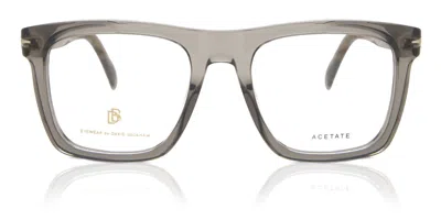 David Beckham Db 7020 Kb7 Men's Glasses Clear Size 51 - Free Lenses - Blue Light Block Available In Transparent Grey