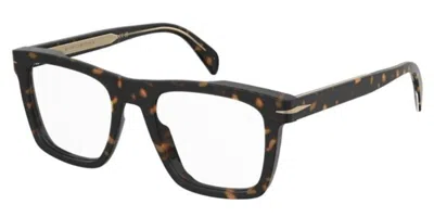 David Beckham Db 7020 Men's Glasses, Tortoiseshell, Size 51 In Brown