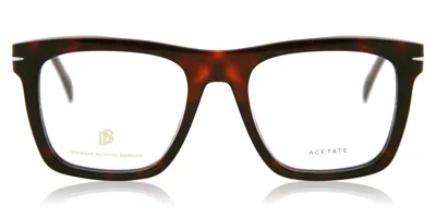 David Beckham Db 7020 0uc Occhiali Da Vista Tartarugatishell Per Uomo (solo Montatura) In Brown