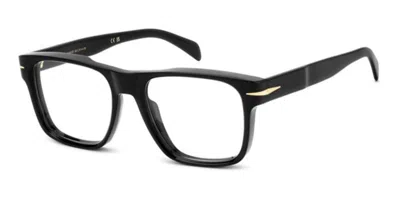 David Beckham Db 7020/crafted 807 Occhiali Da Vista Neri Per Uomo (solo Montatura) In Black