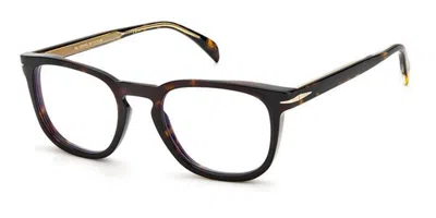 David Beckham Db 7022/bb 086/g6 Blu-light Block Occhiali Da Vista Tartarugatishell Per Uomo (solo Montatura) In Multi
