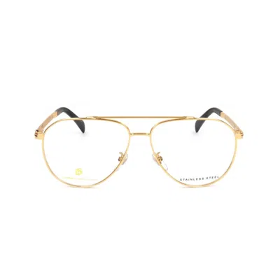 David Beckham Db 7023 Gold Metal Eyeglasses In Multi