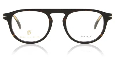 David Beckham Db 7024 086 Occhiali Da Vista Tartarugatishell Per Uomo (solo Montatura) In Brown