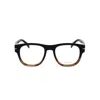 David Beckham Db 7025 Bold Rectangular Frame Eyeglasses In Brown
