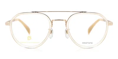 David Beckham Db 7026 001 Occhiali Da Vista Oro Per Uomo (solo Montatura) In Gold