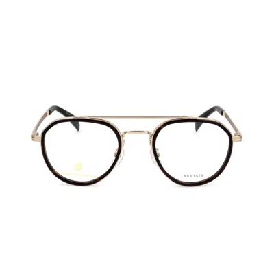 David Beckham Db 7026 Round Metal Frame Sunglasses In Blue