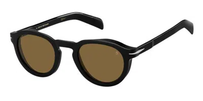 David Beckham Db 7029/s 807/70 Occhiali Da Sole Neri Per Uomo In Black