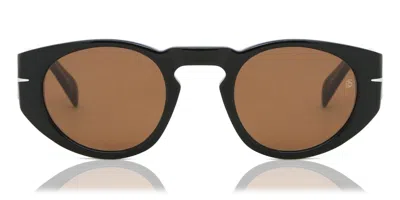 David Beckham Db 7033/s 807/70 Occhiali Da Sole Neri Per Uomo In Black