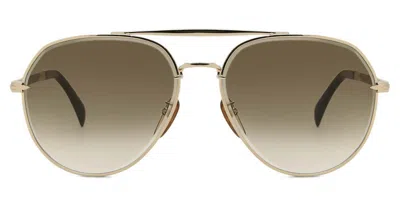 David Beckham Db 7037/g/s 06j/9k Occhiali Da Sole Oro Per Uomo In Gold