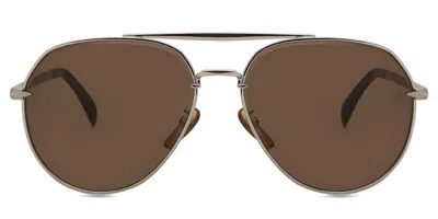 David Beckham Db 7037/g/s 8jd/70 Occhiali Da Sole Grigi Per Uomo