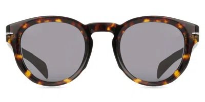 David Beckham Db 7041/s 086/ir Occhiali Da Sole Tartarugatishell Per Uomo In Brown