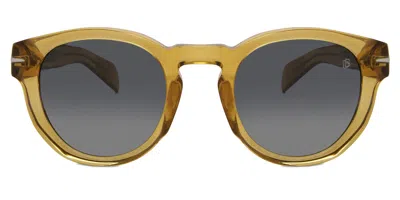 David Beckham Db 7041/s 40g/9o Men's Sunglasses Yellow Size 48