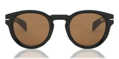 David Beckham Db 7041/s 807/70 Occhiali Da Sole Neri Per Uomo In Black