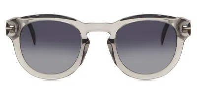 David Beckham Db 7041/s Flat Kb7/9o Men's Sunglasses Grey Size 49 In Gray
