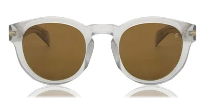 David Beckham Db 7041/s Kb7/70 Occhiali Da Sole Chiari Per Uomo In Gray