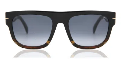 David Beckham Db 7044/s 37n/9o Occhiali Da Sole Neri Per Uomo